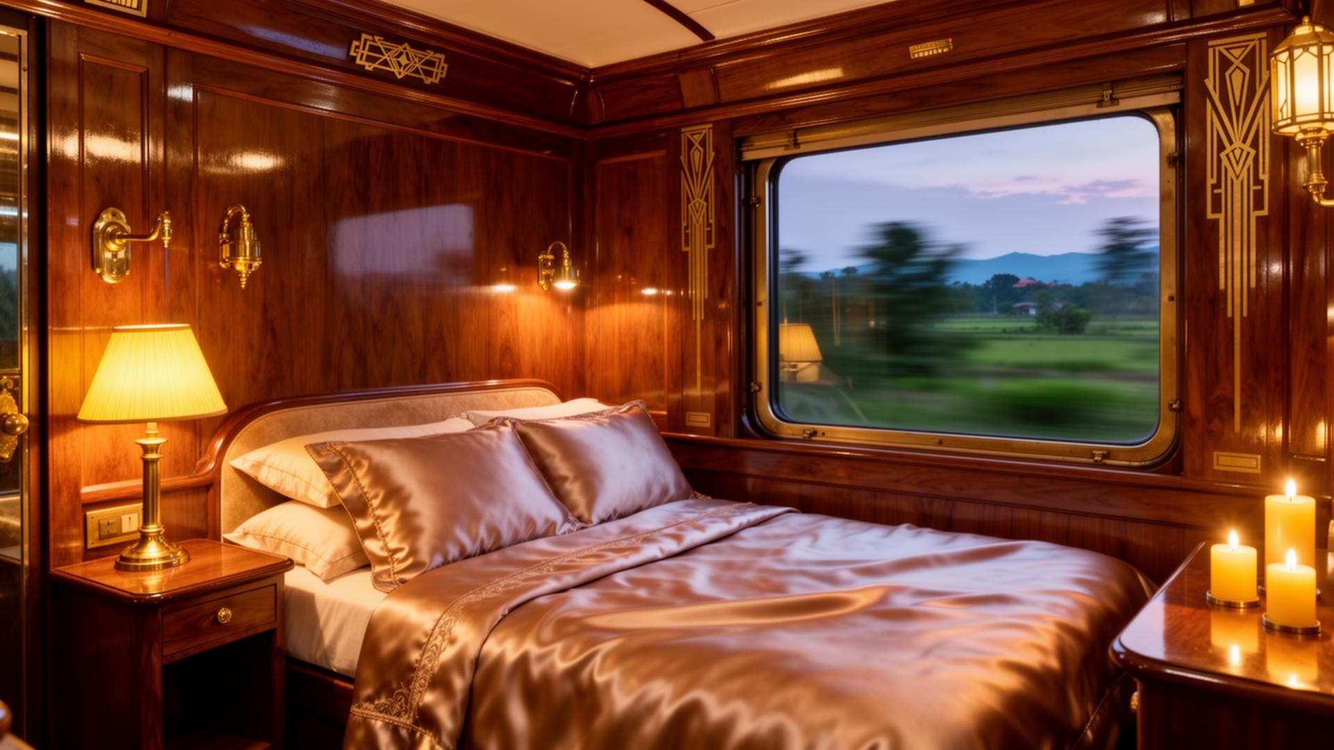 SJourney luxury train suite cabin interior